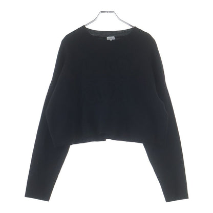Loewe Anagram Wool Sweater Front Cropped Length Sweatshirt