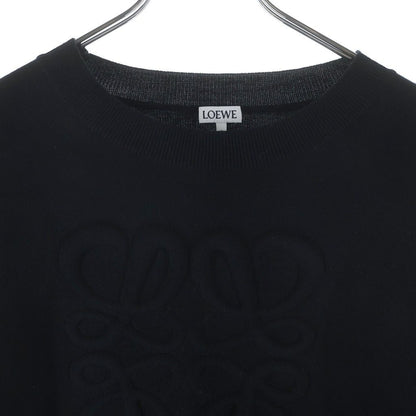 Loewe Anagram Wool Sweater Front Cropped Length Sweatshirt — view 3