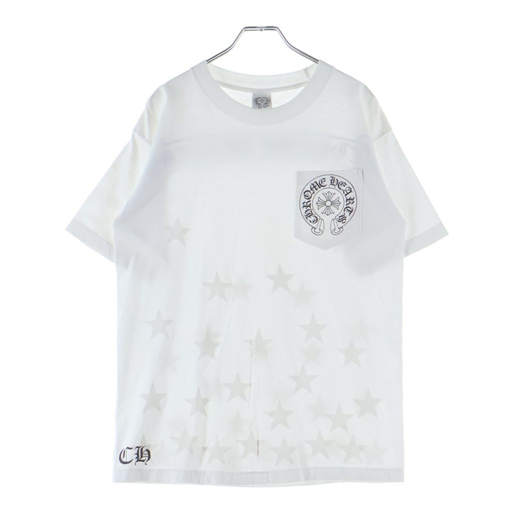 Chrome Hearts Vintage S Tee Star Print Back Scroll Label Short Sleeve T-Shirt