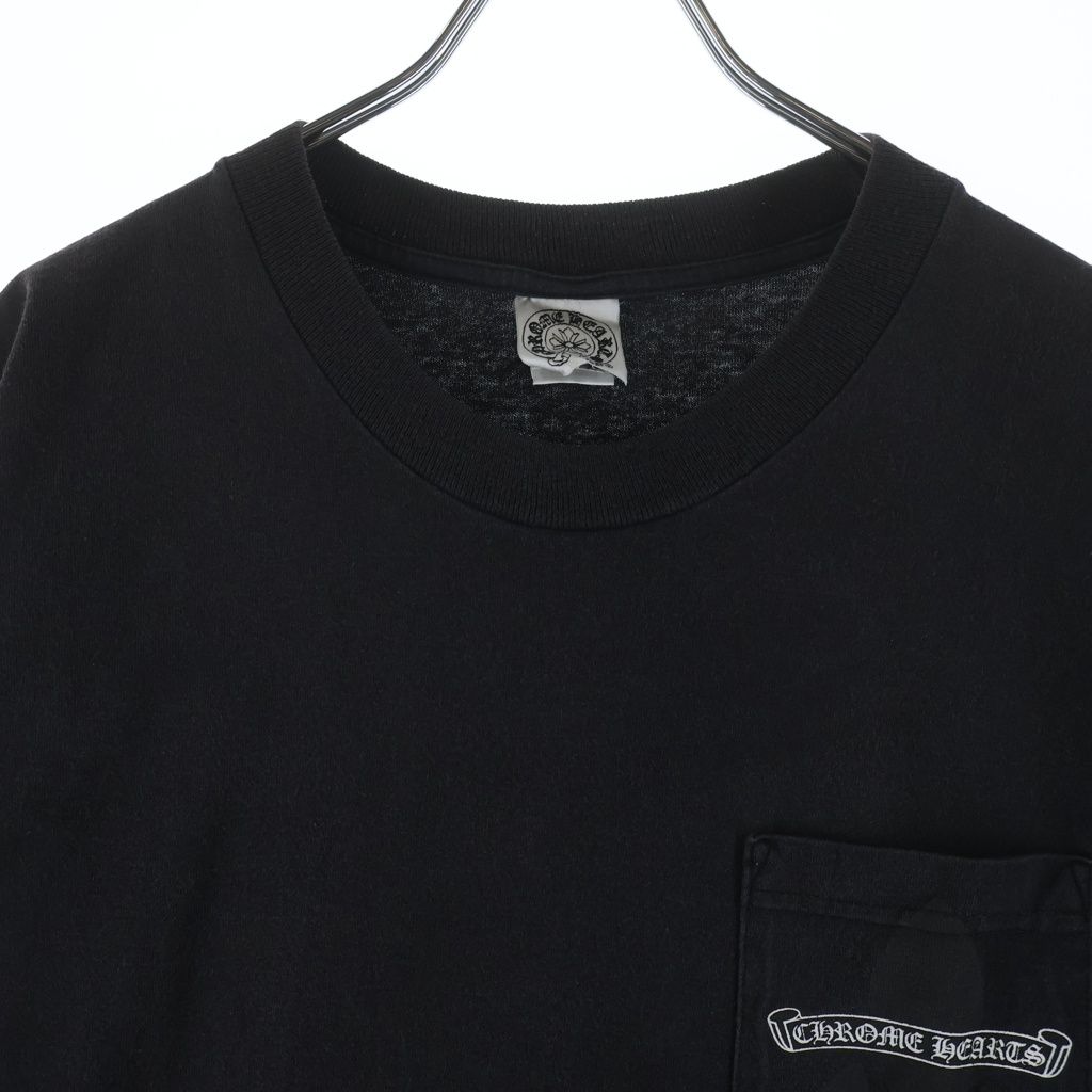 Chrome Hearts Back Scroll Label Print Flair Anniversary Chest Pocket Short — view 3