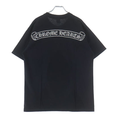 Chrome Hearts Back Scroll Label Print Flair Anniversary Chest Pocket Short