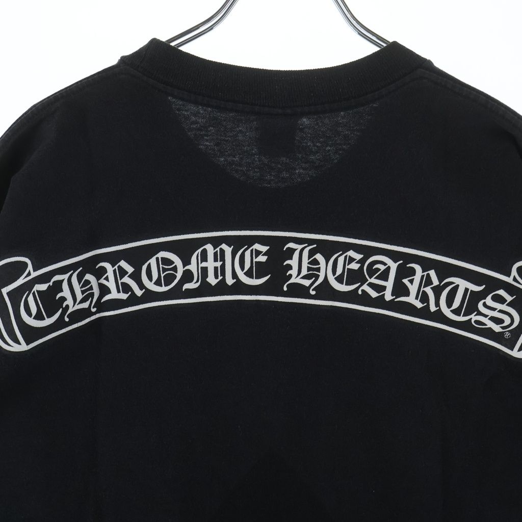 Chrome Hearts Back Scroll Label Print Flair Anniversary Chest Pocket Short — view 4