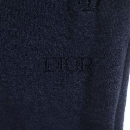 Dior Oblique Logo Embroidery Cashmere Blend Sweatshirt Long Pants Navy — view 5