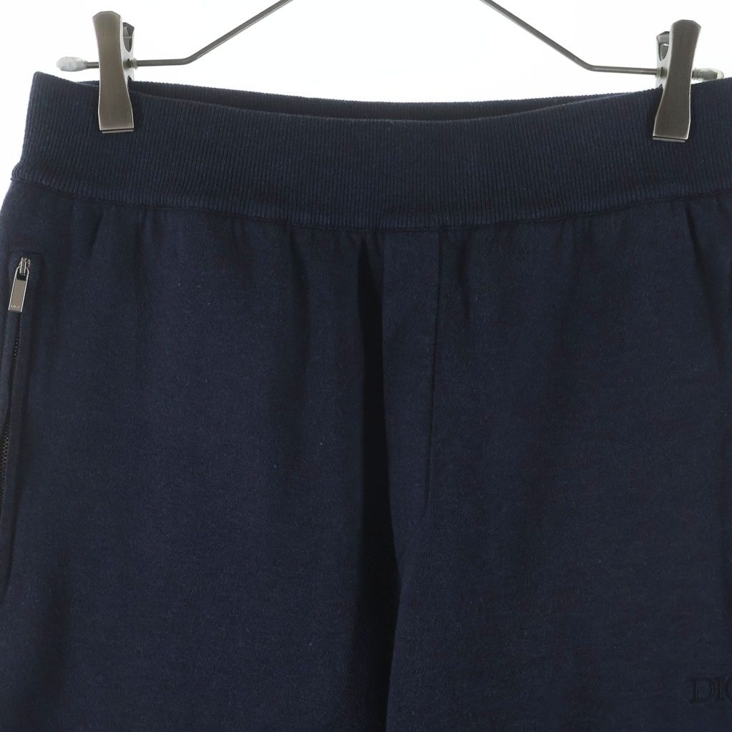 Dior Oblique Logo Embroidery Cashmere Blend Sweatshirt Long Pants Navy — view 3