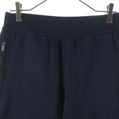 Dior Oblique Logo Embroidery Cashmere Blend Sweatshirt Long Pants Navy — view 3