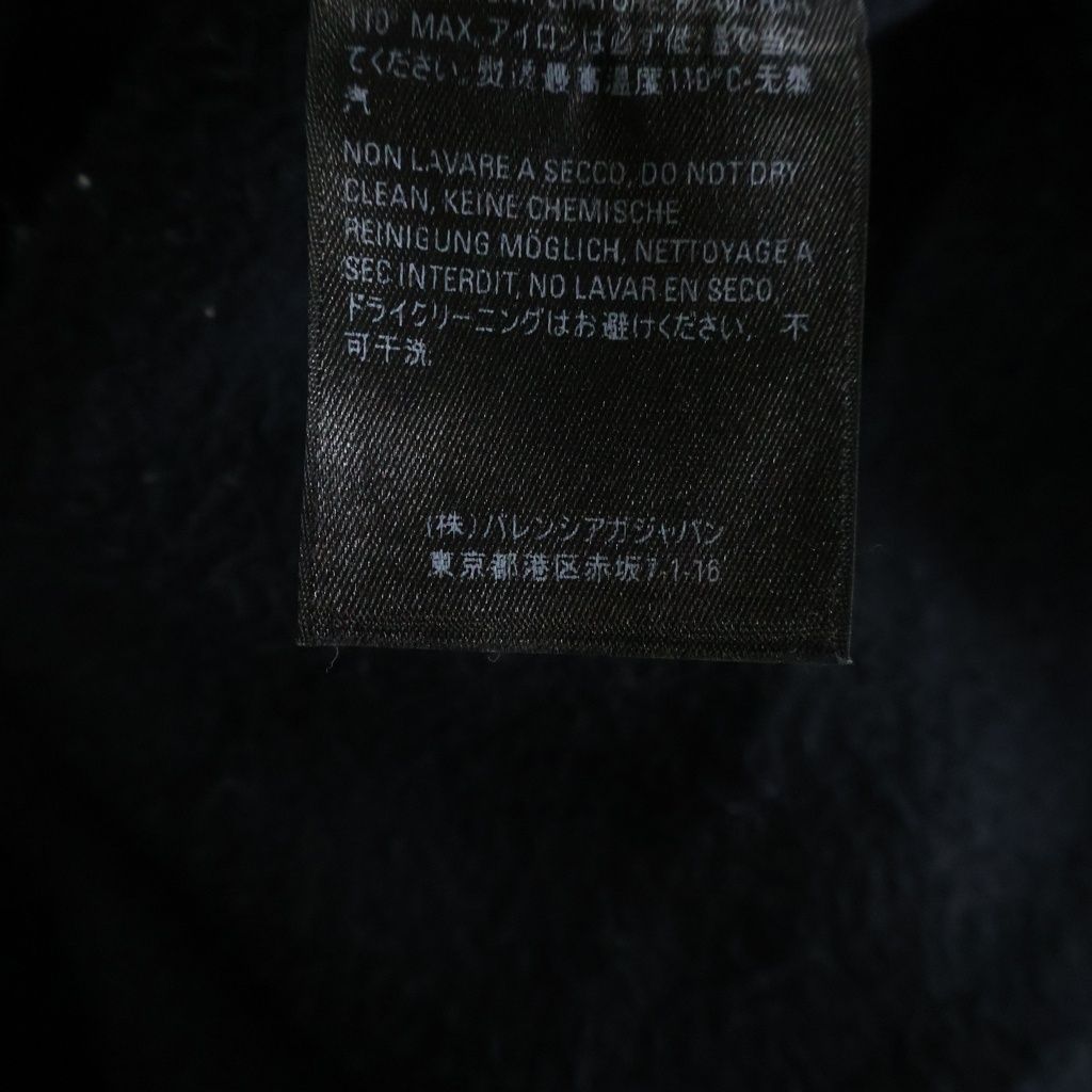Balenciaga Sacre Coeur Notre Dame Hoodie Logo Print Pullover Black — view 8