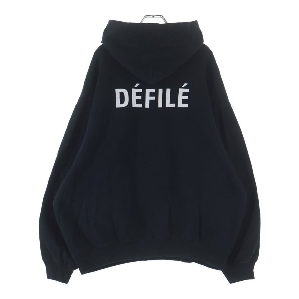 Balenciaga Sacre Coeur Notre Dame Hoodie Logo Print Pullover Black