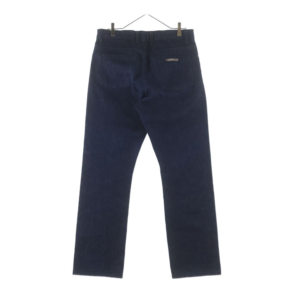 Chrome Hearts Dnm Pants Crs Btn Indigo Cross Ball Button Scroll Label Fly Denim — view 2