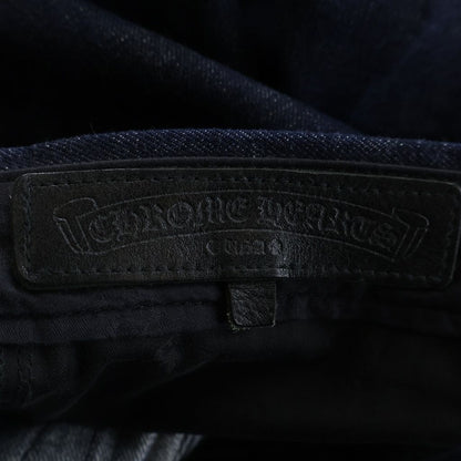 Chrome Hearts Dnm Pants Crs Btn Indigo Cross Ball Button Scroll Label Fly Denim — view 7