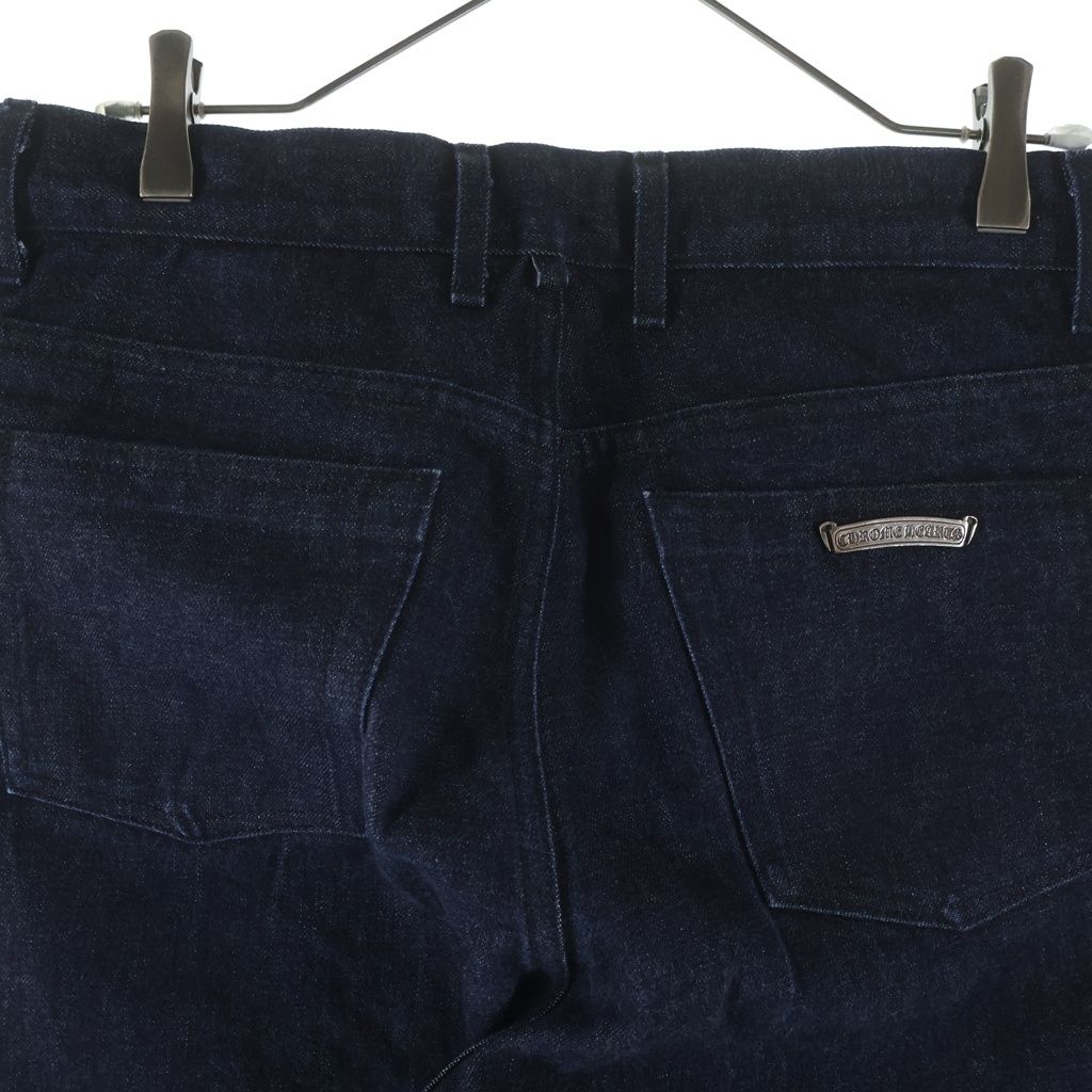 Chrome Hearts Dnm Pants Crs Btn Indigo Cross Ball Button Scroll Label Fly Denim — view 4