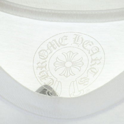 Chrome Hearts Floral Cross T-Shirt Print Short Sleeve Top White — view 7