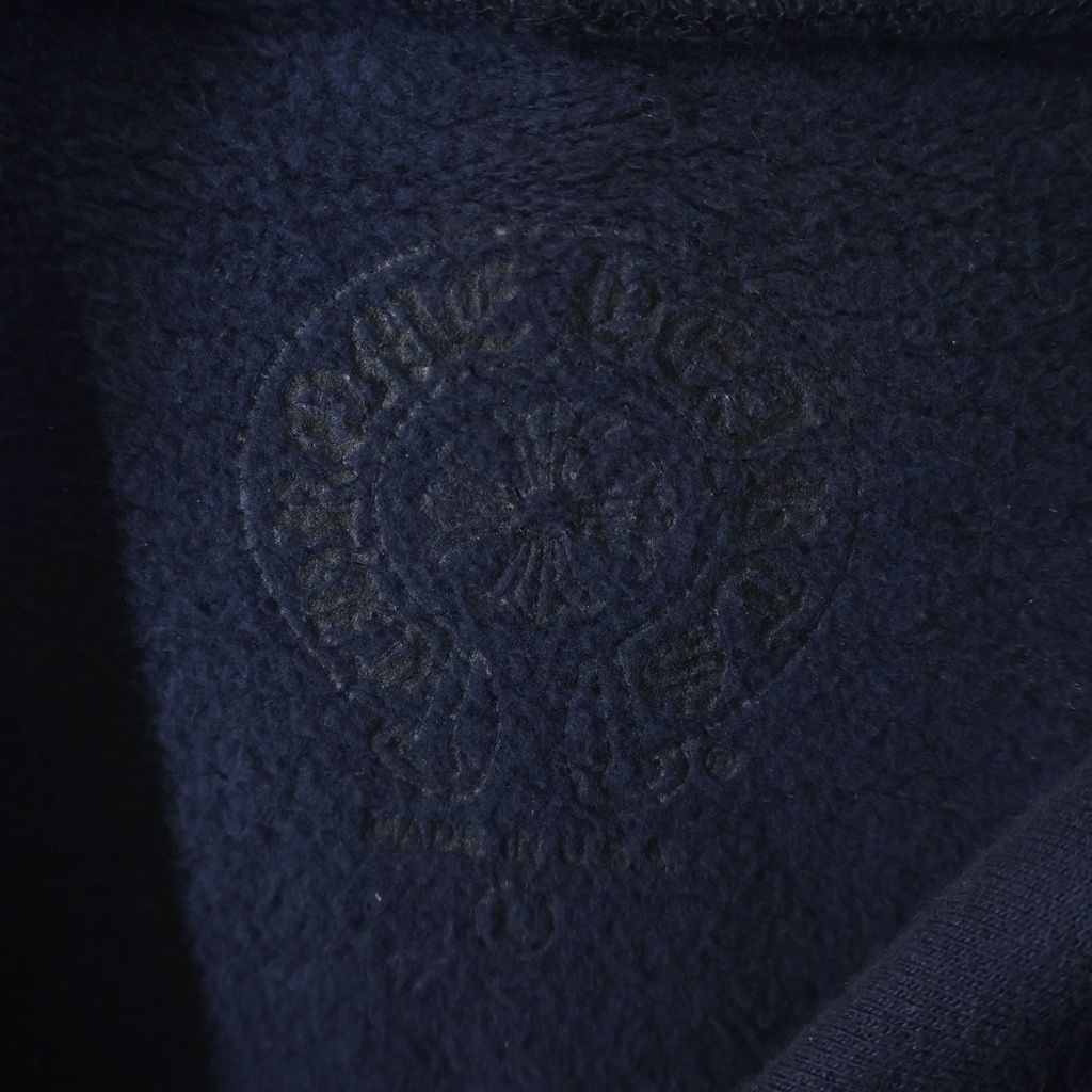 Chrome Hearts Sweatshirt Plvr Sleeve Floral Back Horse Shoe Print Hoodie — view 7