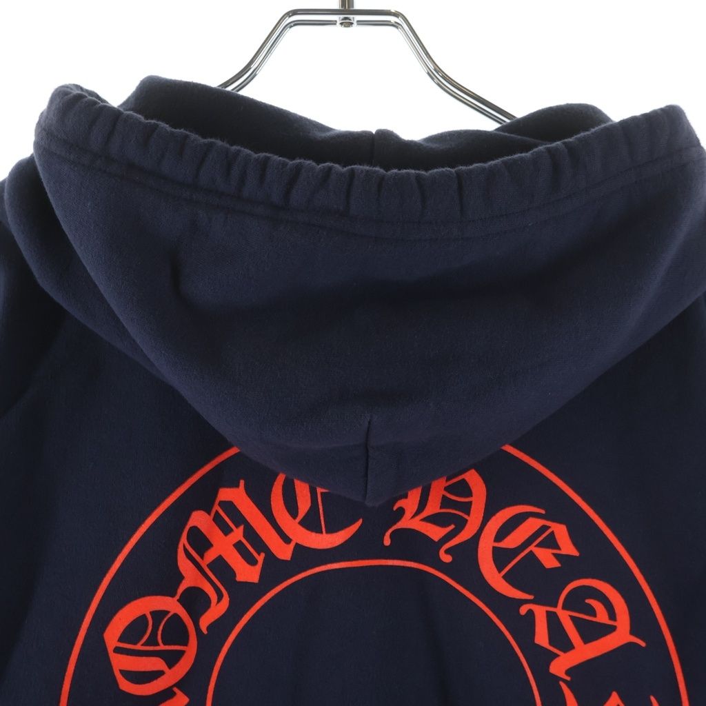 Chrome Hearts Sweatshirt Plvr Sleeve Floral Back Horse Shoe Print Hoodie — view 4