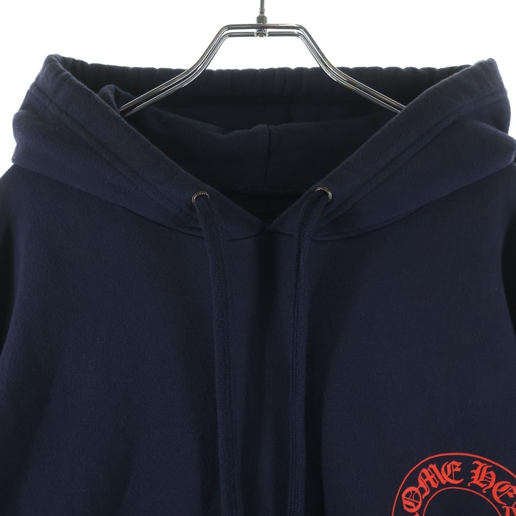Chrome Hearts Sweatshirt Plvr Sleeve Floral Back Horse Shoe Print Hoodie — view 3