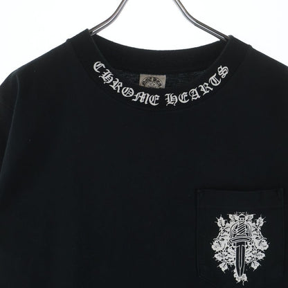 Chrome Hearts Vintage Neck Logo Back Scroll Label Print Short Sleeve T-Shirt — view 3