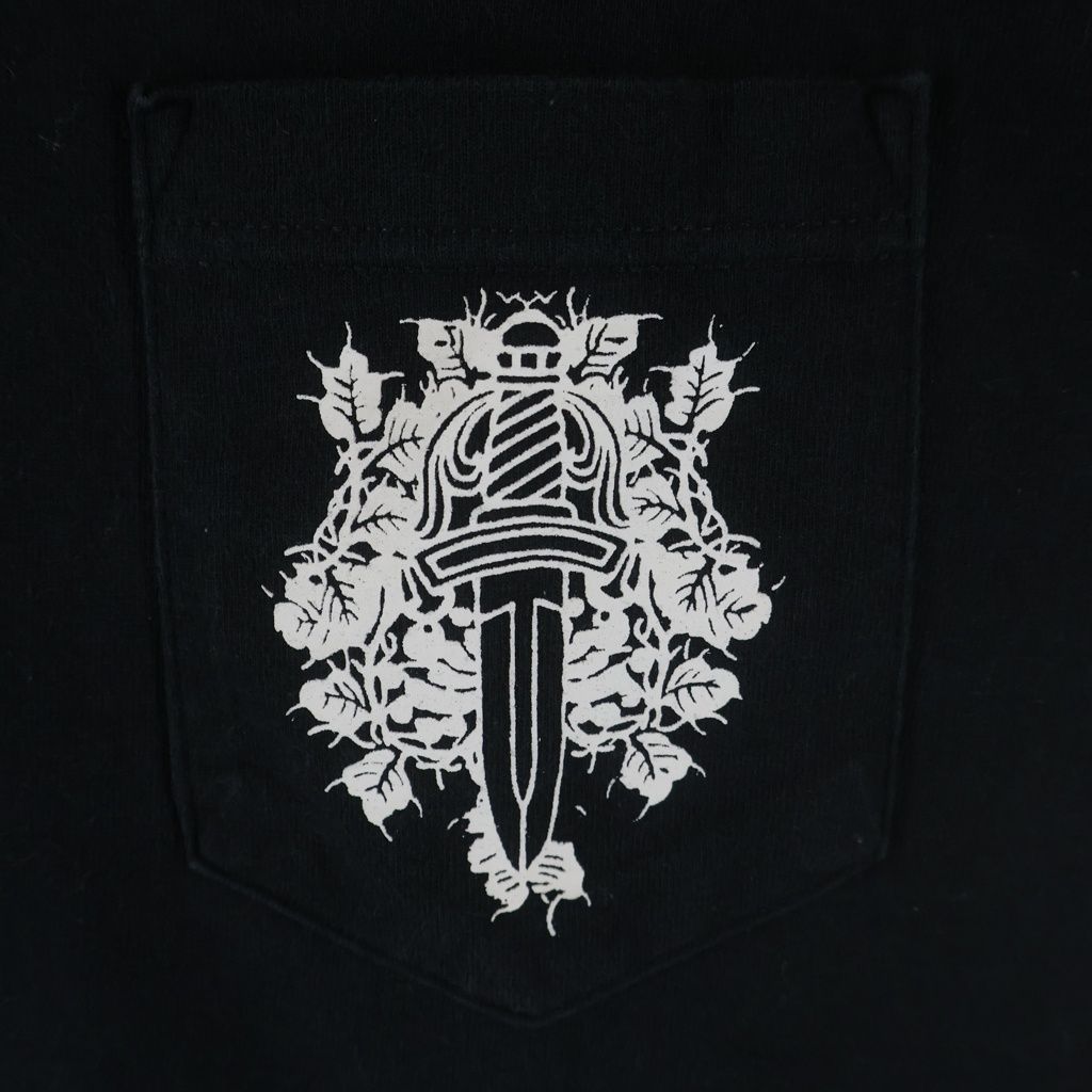 Chrome Hearts Vintage Neck Logo Back Scroll Label Print Short Sleeve T-Shirt — view 5