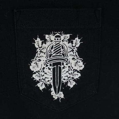 Chrome Hearts Vintage Neck Logo Back Scroll Label Print Short Sleeve T-Shirt — view 5