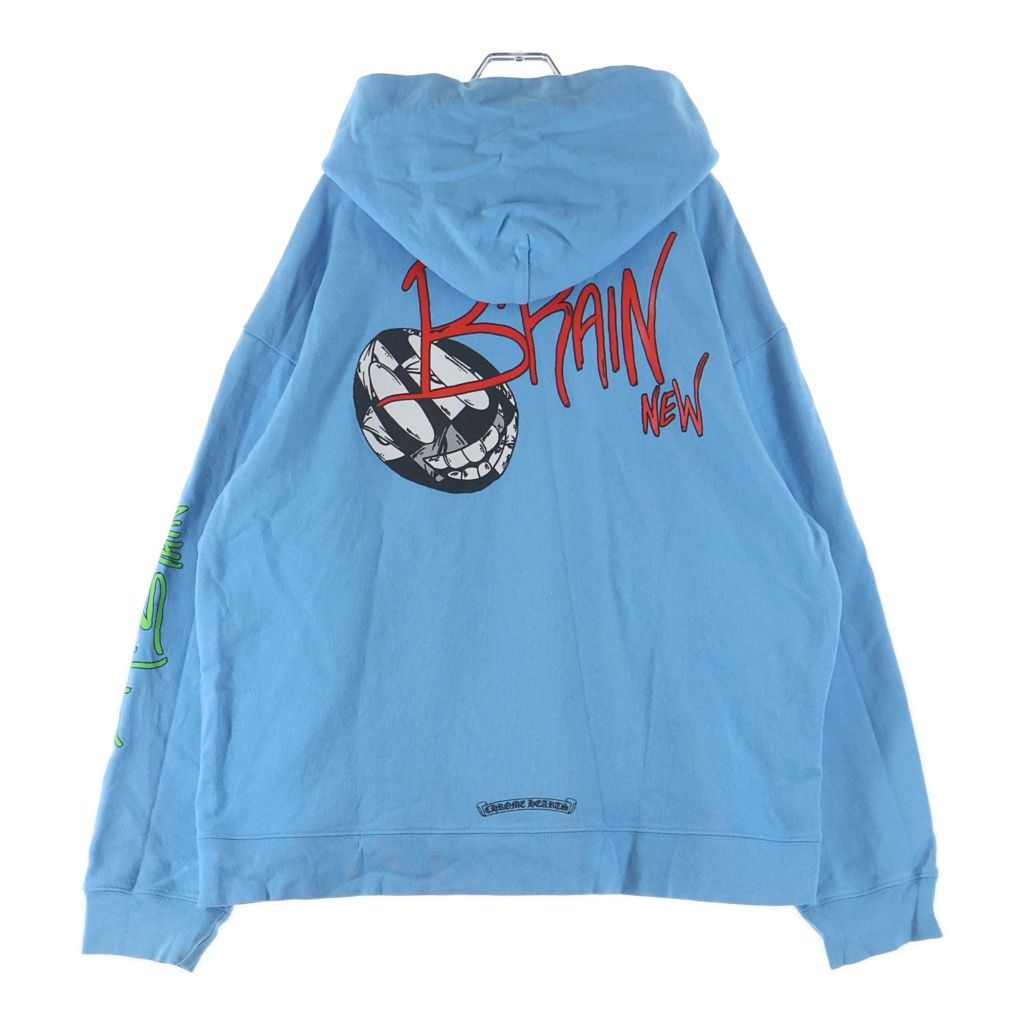 Chrome Hearts Matty Boy Brain New Pullover Hoodie Boy New Print Blue