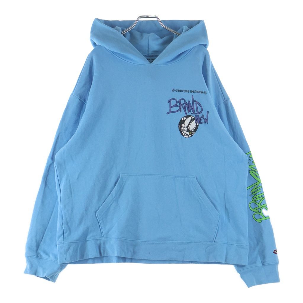 Chrome Hearts Matty Boy Brain New Pullover Hoodie Boy New Print Blue — view 2