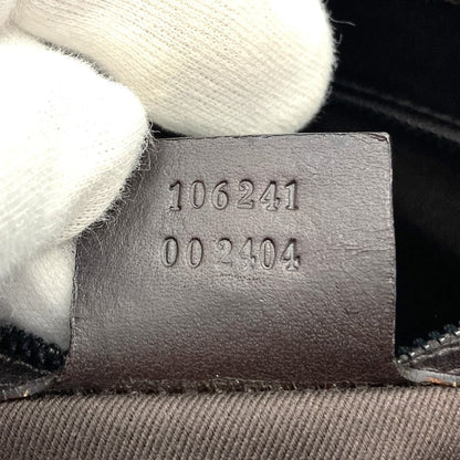 Gucci GG Canvas Tote Leather Brown — view 8