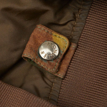 Moncler Artouste Camouflage 2 Green Brown Cotton Polyester Jacket — view 3