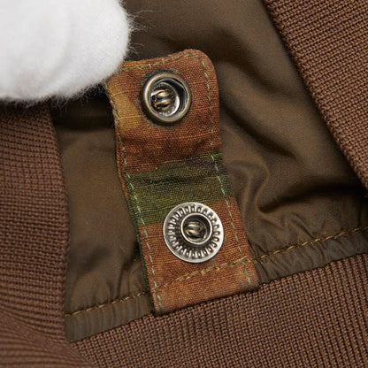 Moncler Artouste Camouflage 2 Green Brown Cotton Polyester Jacket — view 4