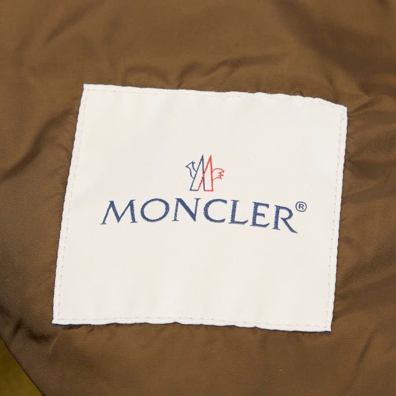 Moncler Artouste Camouflage 2 Green Brown Cotton Polyester Jacket — view 6