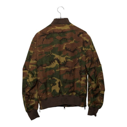 Moncler Artouste Camouflage 2 Green Brown Cotton Polyester Jacket — view 2