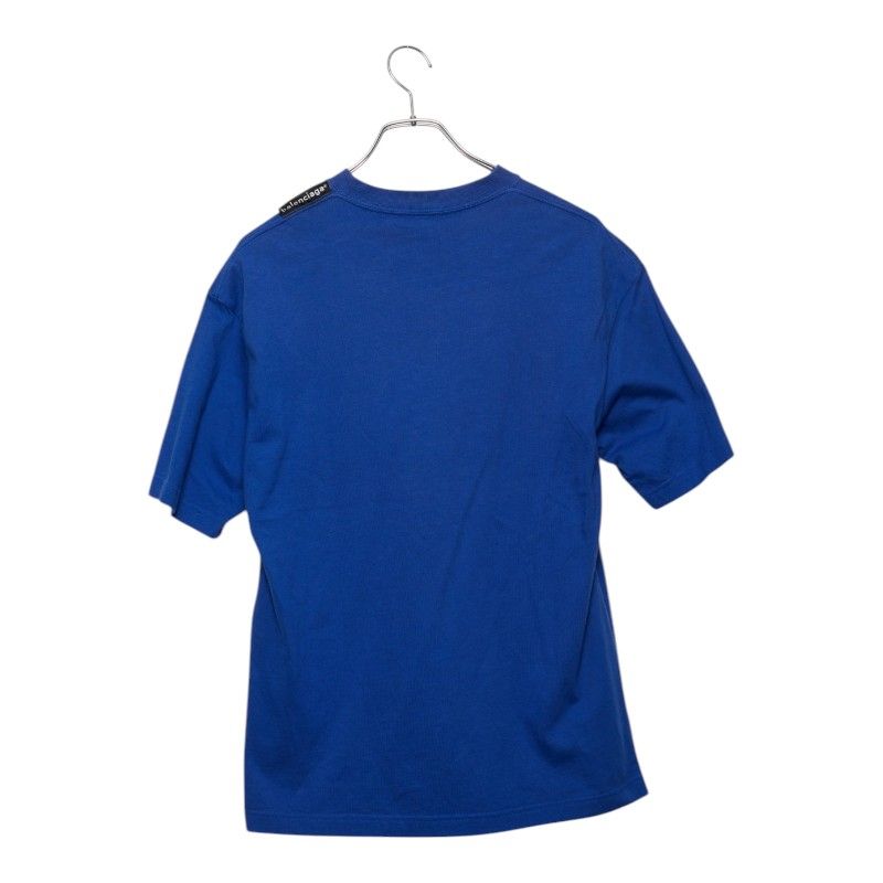 Balenciaga Short Sleeve T-Shirt XS Blue Cotton — view 2