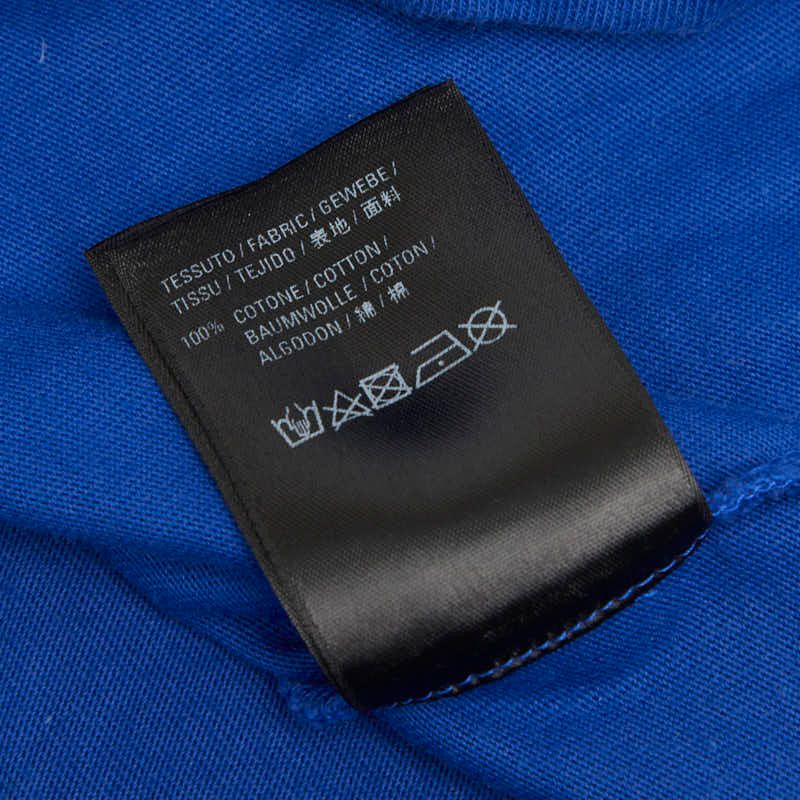 Balenciaga Short Sleeve T-Shirt XS Blue Cotton — view 8