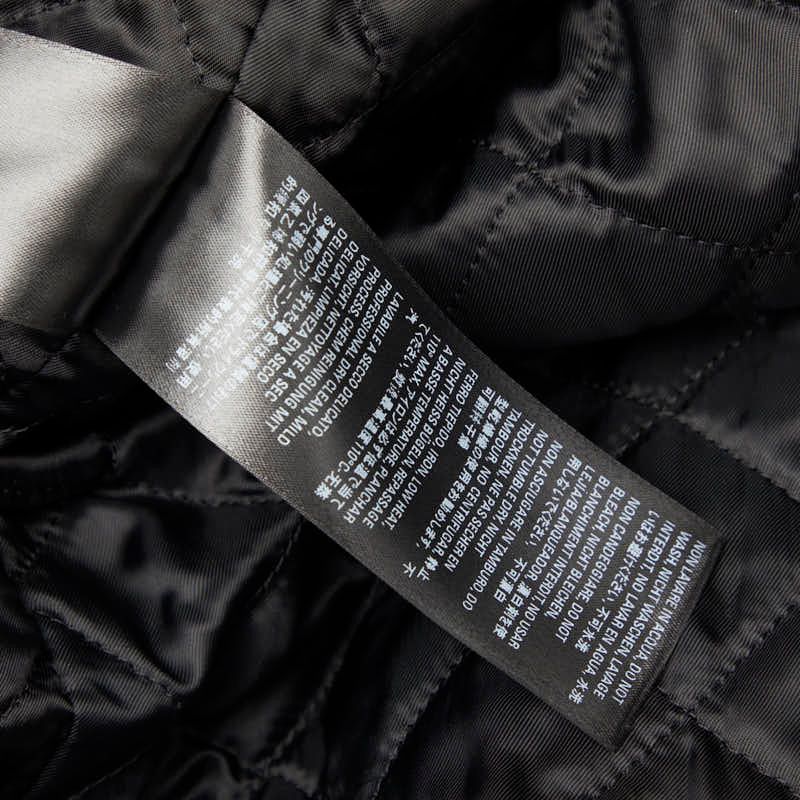 Balenciaga Logo Fleece Jacket Zip 46 Black White Acrylic Polyester — view 6