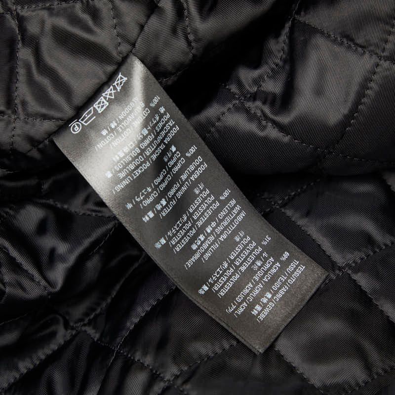 Balenciaga Logo Fleece Jacket Zip 46 Black White Acrylic Polyester — view 8