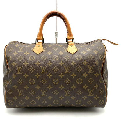 Louis Vuitton Speedy 40 Boston Bag Hand Monogram Brown Vintage