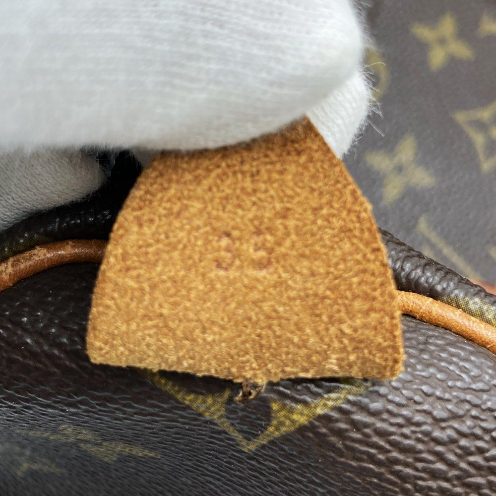 Louis Vuitton Speedy 40 Boston Bag Hand Monogram Brown Vintage — view 9