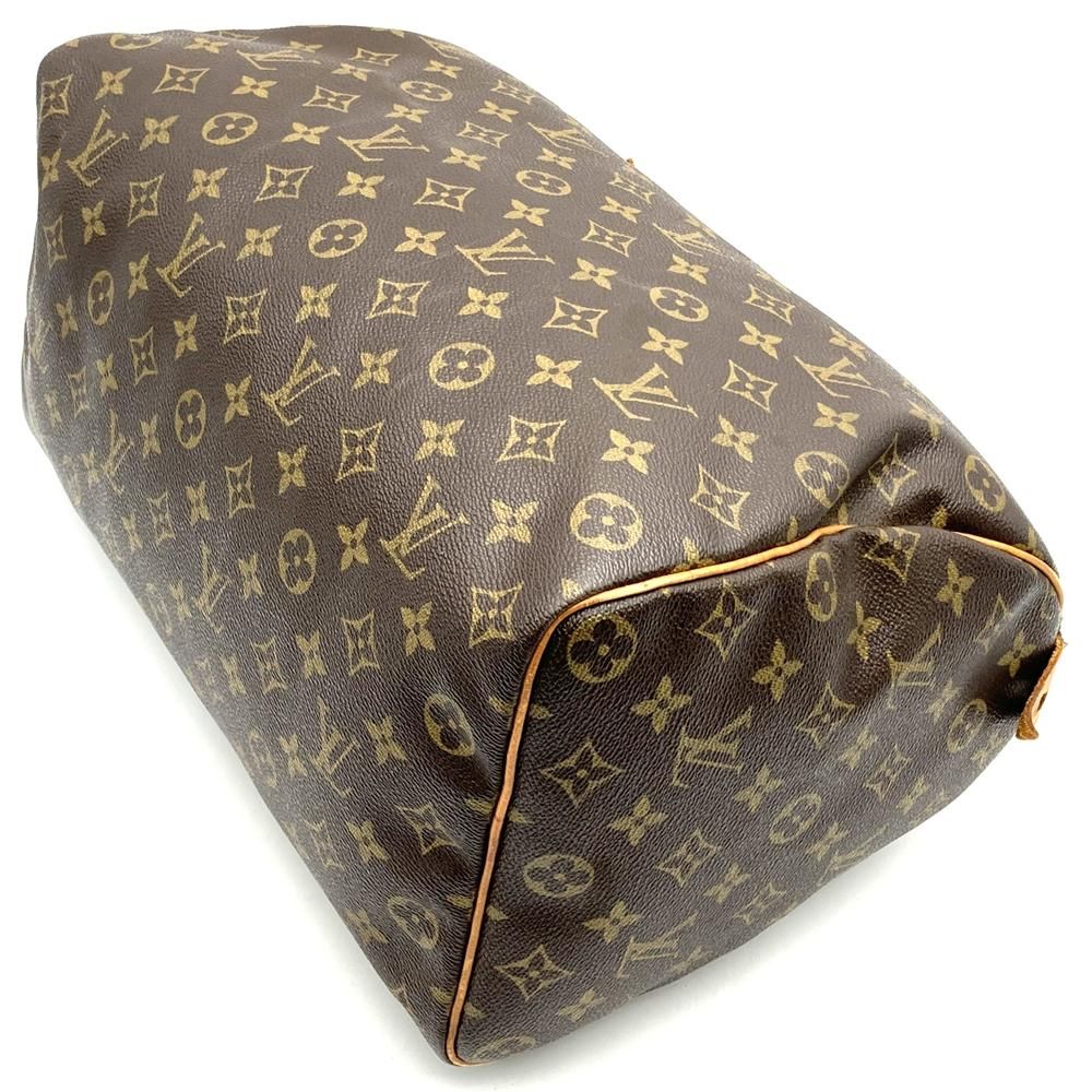 Louis Vuitton Speedy 40 Boston Bag Hand Monogram Brown Vintage — view 2