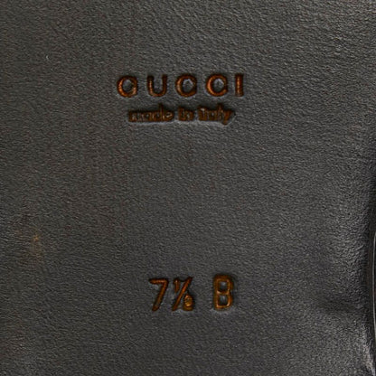 Gucci GG Canvas Loafers Slip on Moccasins Brown — view 9