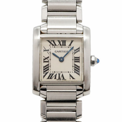 Cartier Tank Francaise SM White Dial Watch