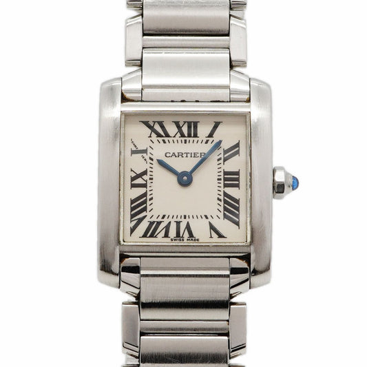 Cartier Tank Francaise SM White Dial Watch