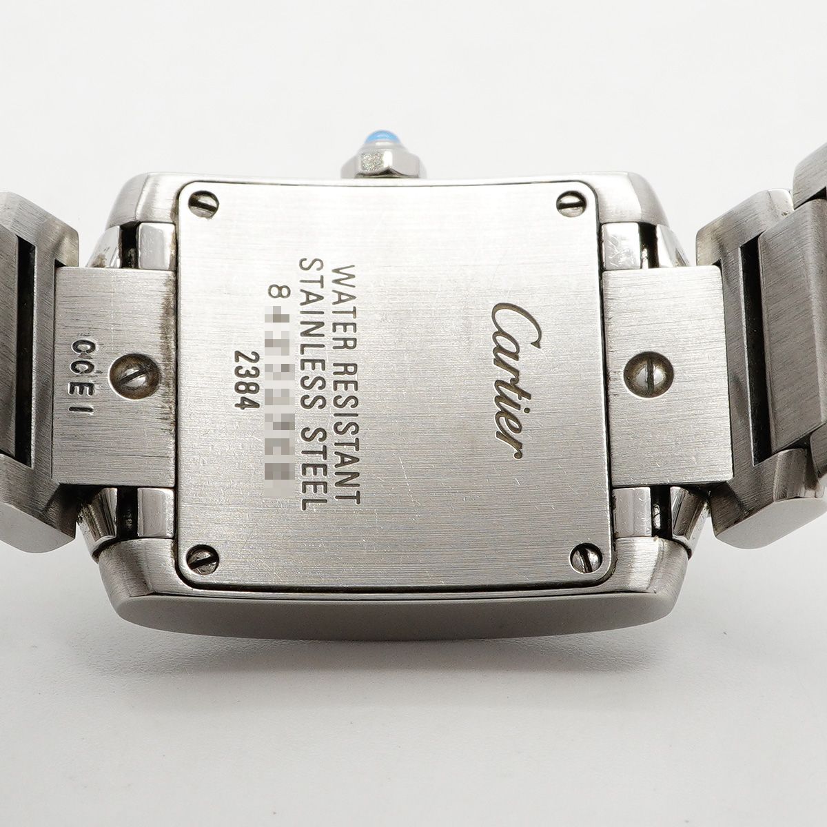 Cartier Tank Francaise SM White Dial Watch — view 5