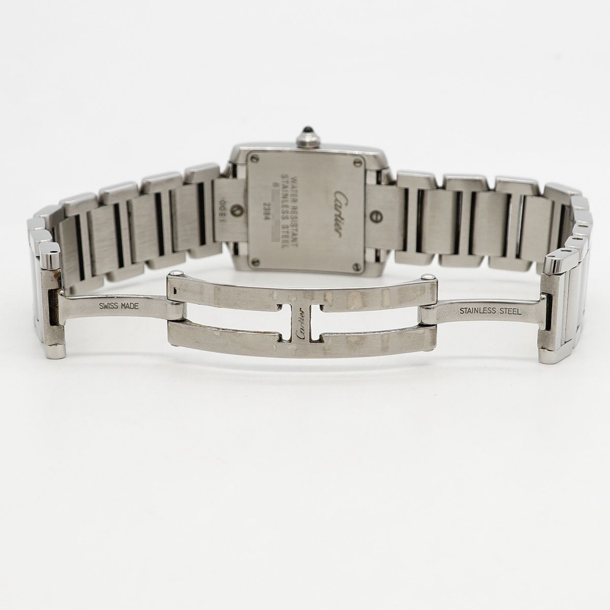 Cartier Tank Francaise SM White Dial Watch — view 4