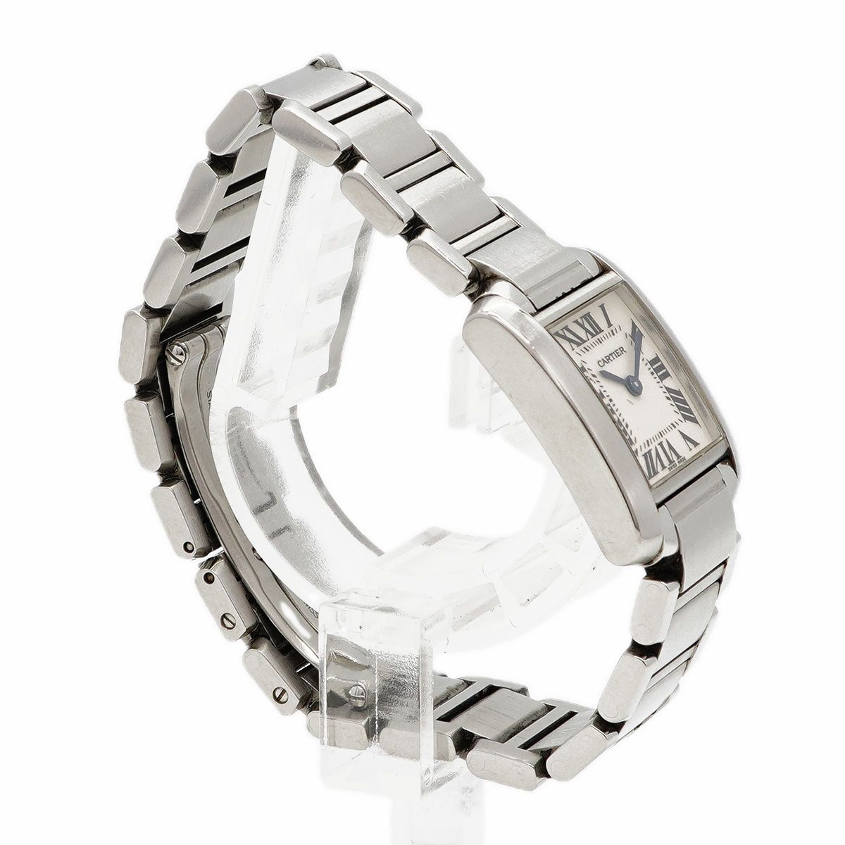 Cartier Tank Francaise SM White Dial Watch — view 3