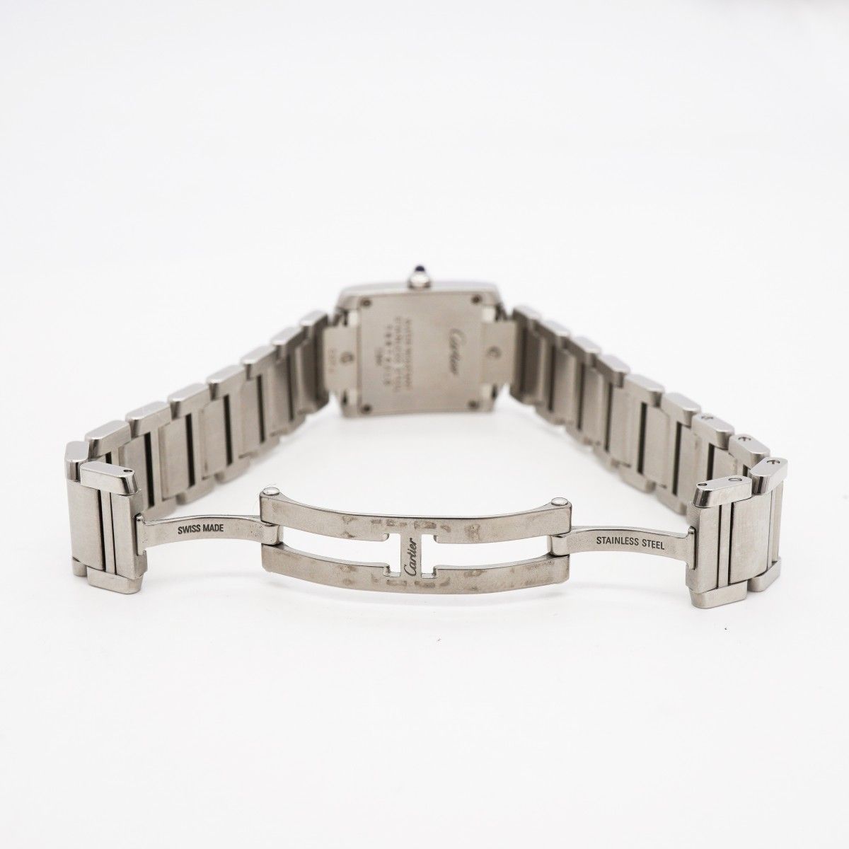 Cartier Tank Francaise SM White Dial Watch — view 4