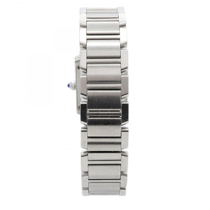 Cartier Tank Francaise SM White Dial Watch — view 9