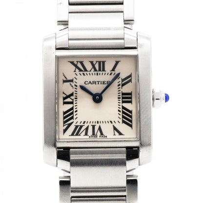 Cartier Tank Francaise SM White Dial Watch