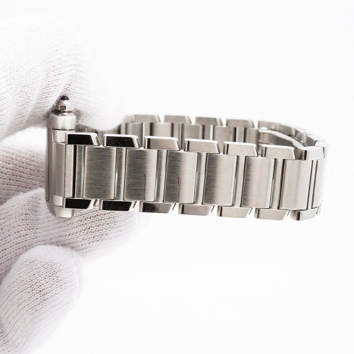 Cartier Tank Francaise SM White Dial Watch — view 6