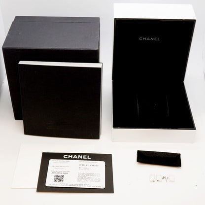 Chanel Pink Saffiano Bezel White Dial Watch — view 9