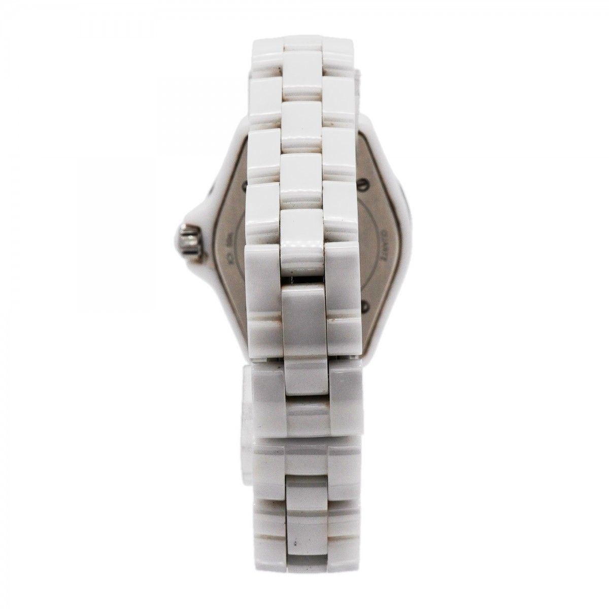 Chanel Pink Saffiano Bezel White Dial Watch — view 7