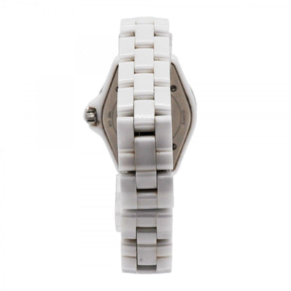 Chanel Pink Saffiano Bezel White Dial Watch — view 7
