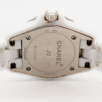 Chanel Pink Saffiano Bezel White Dial Watch — view 5