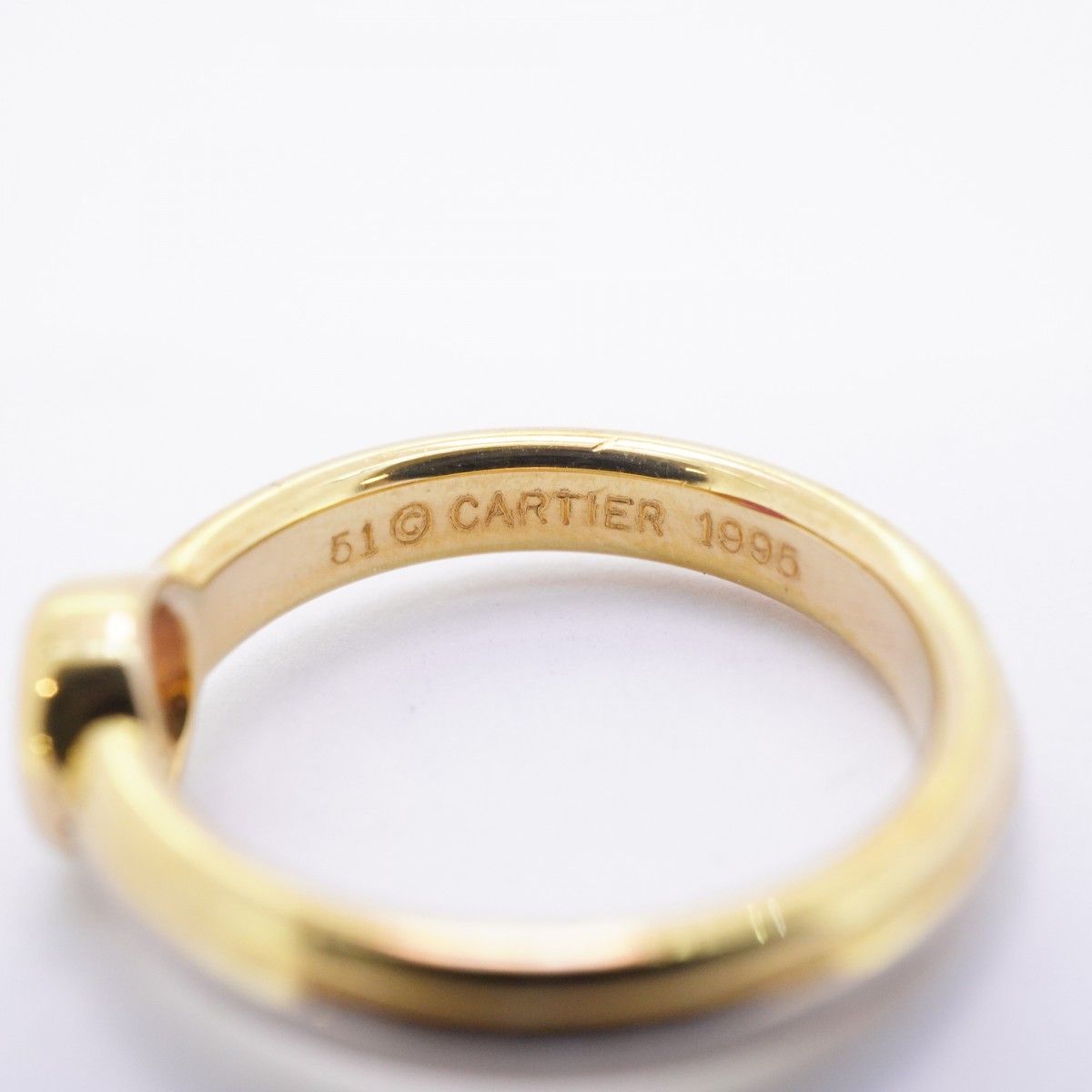 Cartier Ring Monostone 18k Yellow Gold 18k White 18k Pink Ruby — view 5